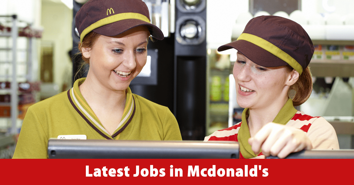 Job opportunities in mcdonalds