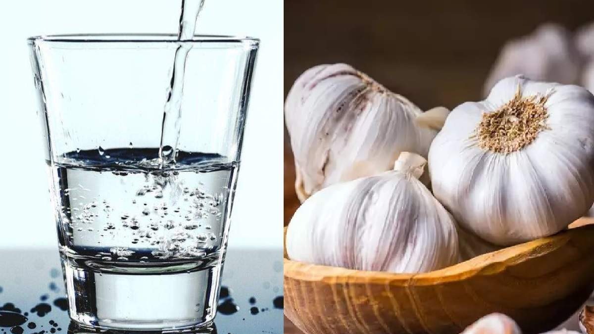 Лук чеснок вода. Чеснок в воде. Garlic in Water.