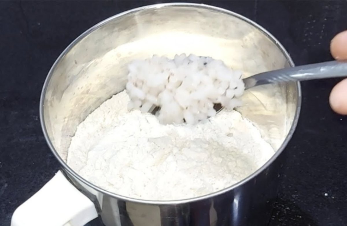 Wheat flour and rice recipe