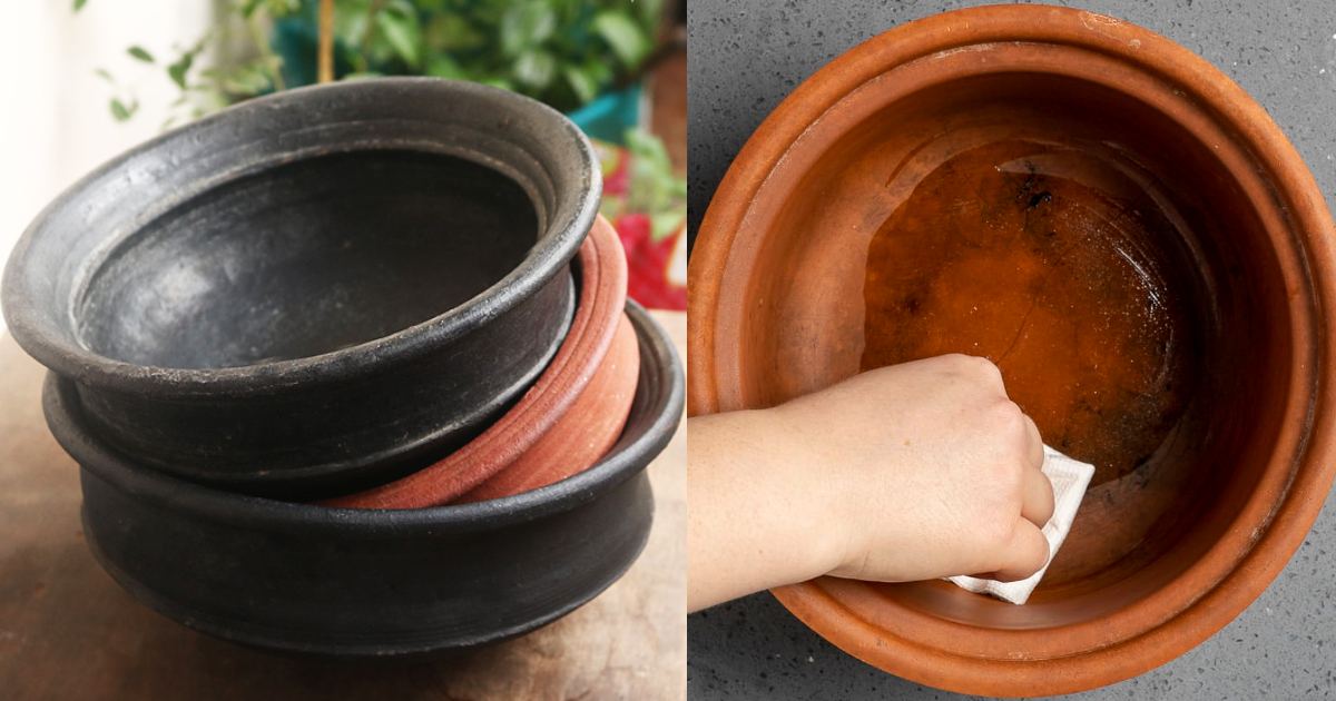 Clay pot seasoning