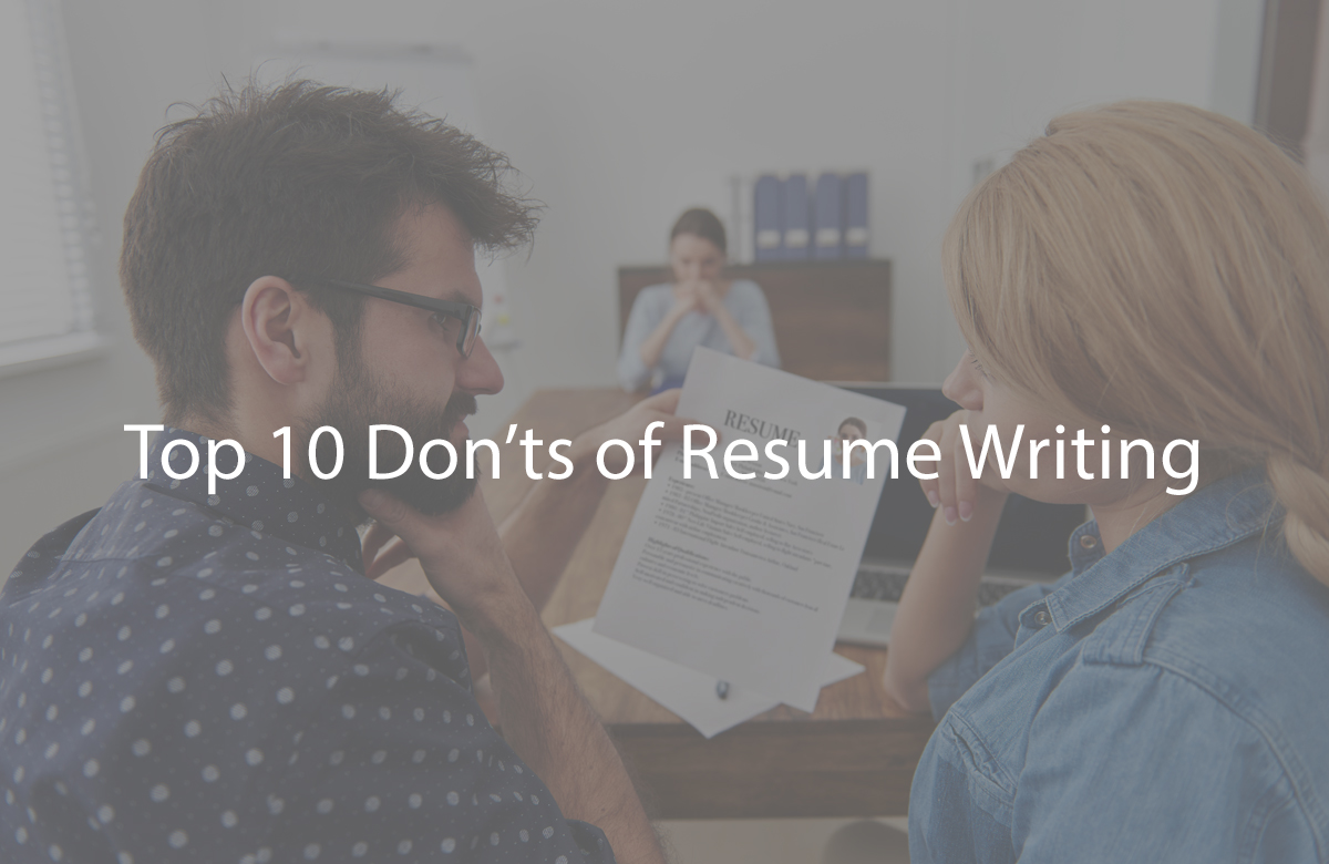 10 Things You Should Never Include On Your Resume