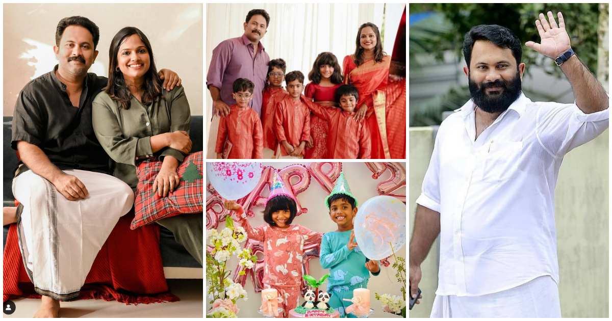 Aju Varghese Twin Babies Birthday Celebration