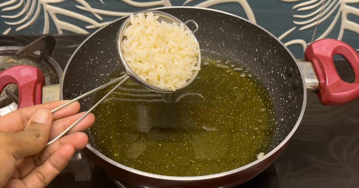 Leftover Rice Snack Recipe